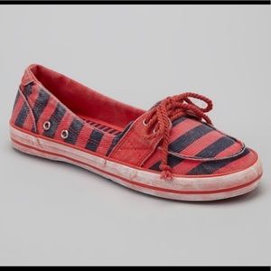 Splendid | Pepper Stripe Mandarin Boat Shoes